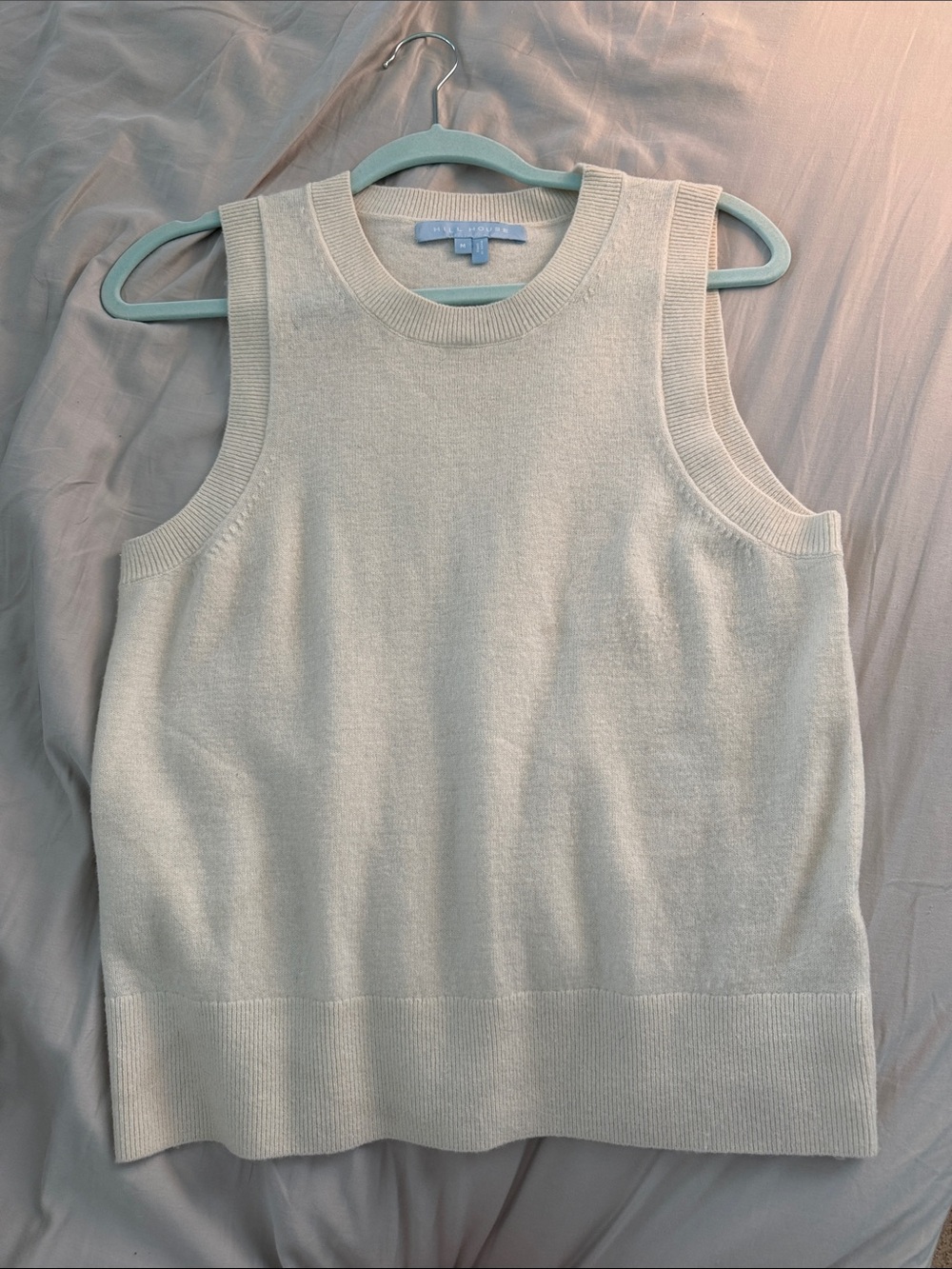 Hill House Cream Merino Wool M Tank